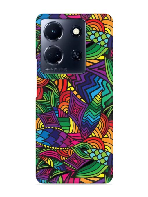 Abstract Multicolor Seamless Snap Case for Infinix Note 30 (5G) Zapvi