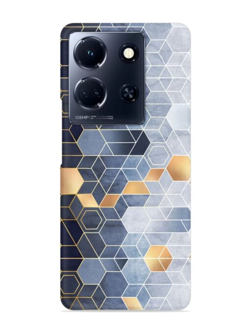 Geometric Abstraction Hexagons Snap Case for Infinix Note 30 (5G) Zapvi