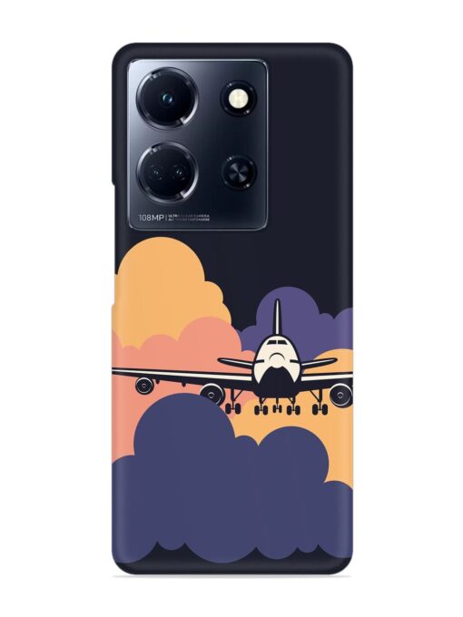 Aeroplane vector Snap Case for Infinix Note 30 (5G) Zapvi