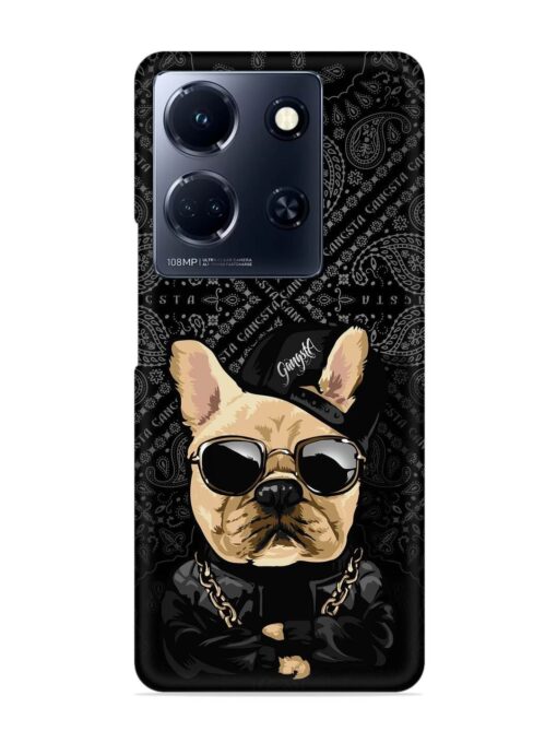 Gangsta Cool Sunglasses Dog Snap Case for Infinix Note 30 (5G) Zapvi