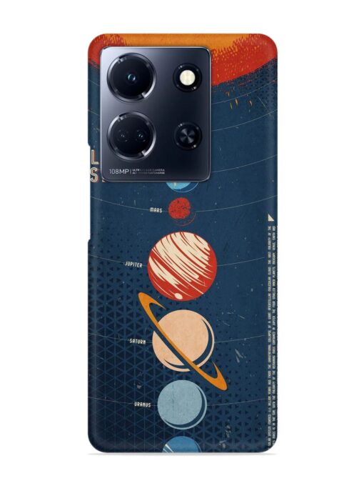 Solar System Vector Snap Case for Infinix Note 30 (5G) Zapvi