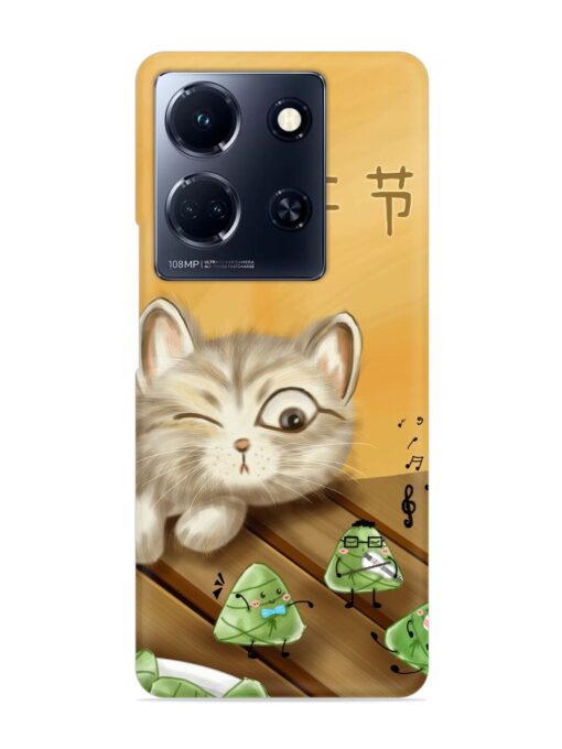 Cat Scorpion Dancing Snap Case for Infinix Note 30 (5G) Zapvi