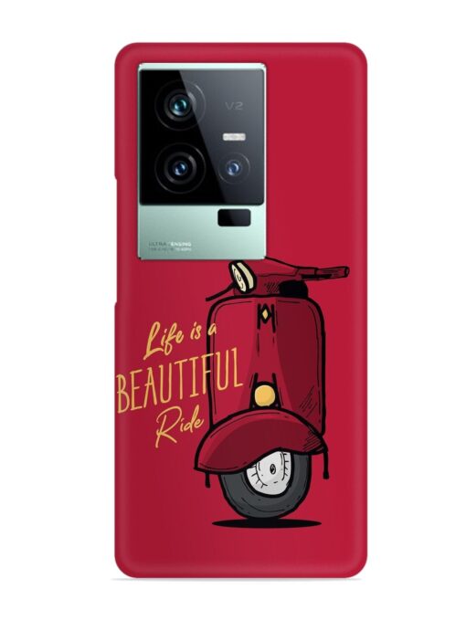 Life Is Beautiful Rides Snap Case for Iqoo 11 (5G) Zapvi