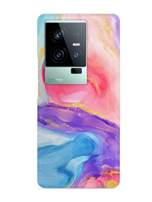 Watercolor Gradient Snap Case for Iqoo 11 (5G) Zapvi