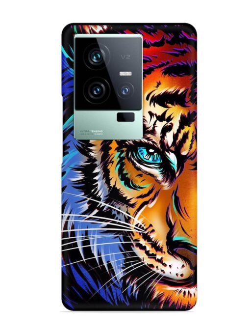 Colorful Lion Art Snap Case for Iqoo 11 (5G) Zapvi