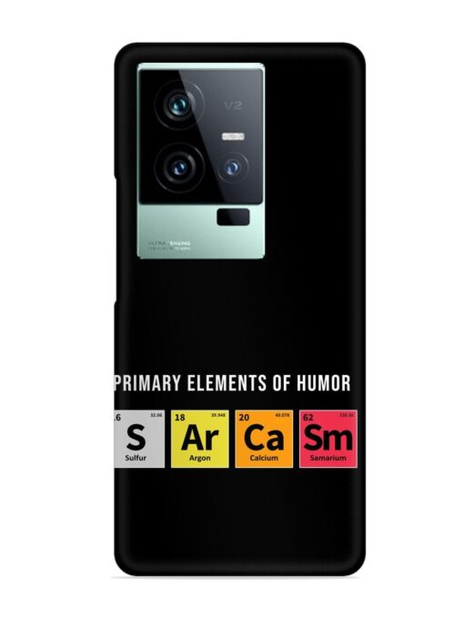 Primary Elements Humor Snap Case for Iqoo 11 (5G) Zapvi