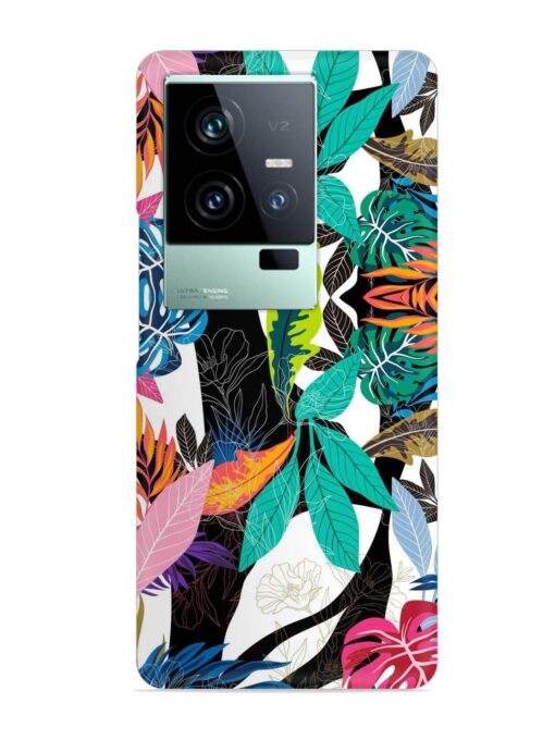 Floral Pattern Bright Snap Case for Iqoo 11 (5G) Zapvi