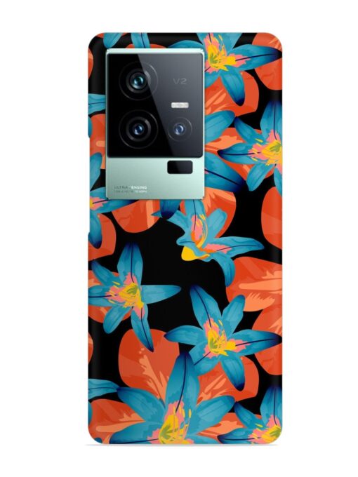 Philippine Flowers Seamless Snap Case for Iqoo 11 (5G) Zapvi