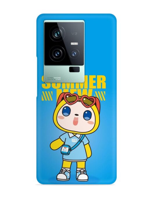 Summer Mew Cartoon Snap Case for Iqoo 11 (5G) Zapvi