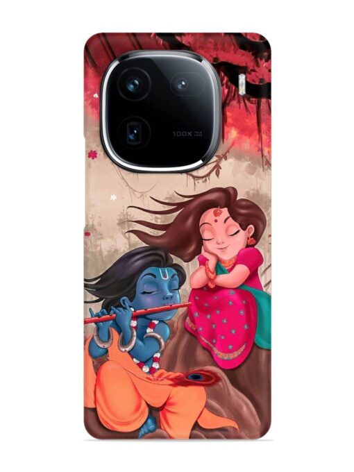 Radhe Krishna Water Art Snap Case for Iqoo 12 (5G) Zapvi