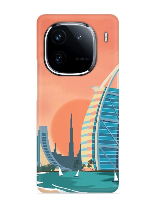 Dubai Architectural Scenery Snap Case for Iqoo 12 (5G) Zapvi