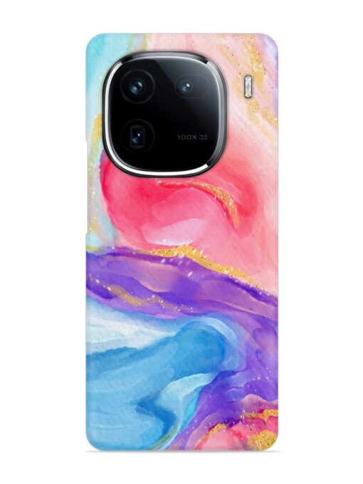 Watercolor Gradient Snap Case for Iqoo 12 (5G) Zapvi