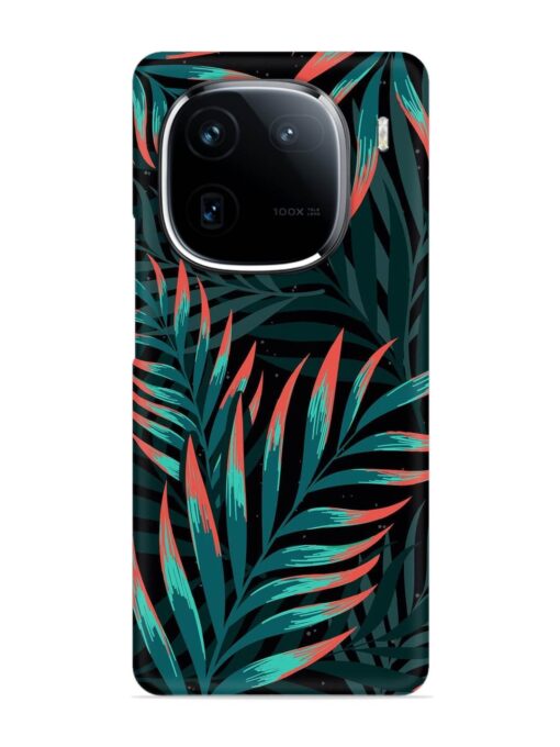 Green Leaf Art Snap Case for Iqoo 12 (5G) Zapvi