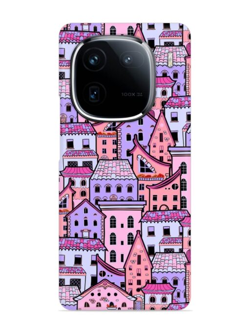 Seamless Pattern Houses Snap Case for Iqoo 12 (5G) Zapvi