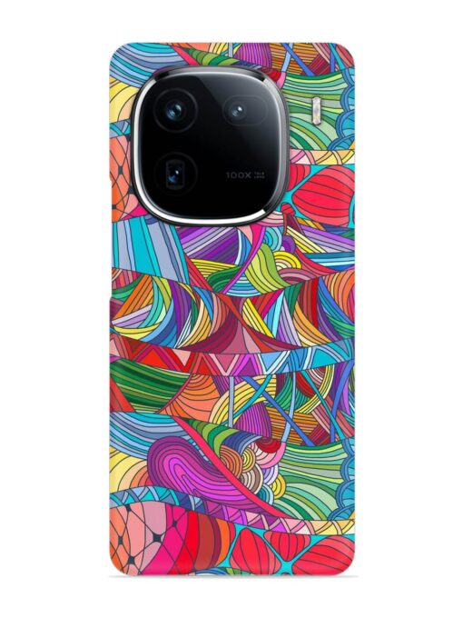 Seamless Patterns Hand Drawn Snap Case for Iqoo 12 (5G) Zapvi