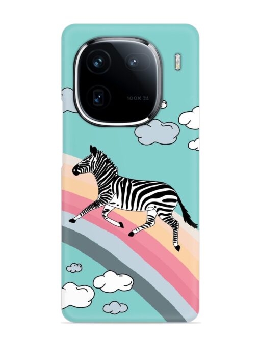 Running Zebra Snap Case for Iqoo 12 (5G) Zapvi