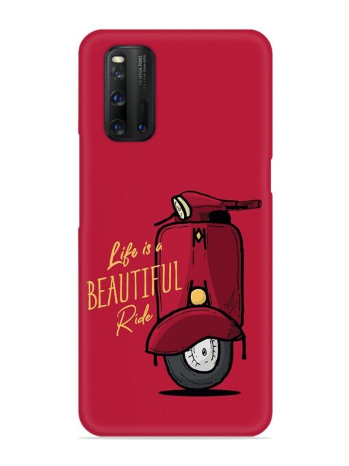 Life Is Beautiful Rides Snap Case for Iqoo 3 Zapvi