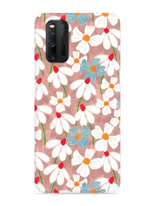 Abstract Petal Flowers Snap Case for Iqoo 3 Zapvi