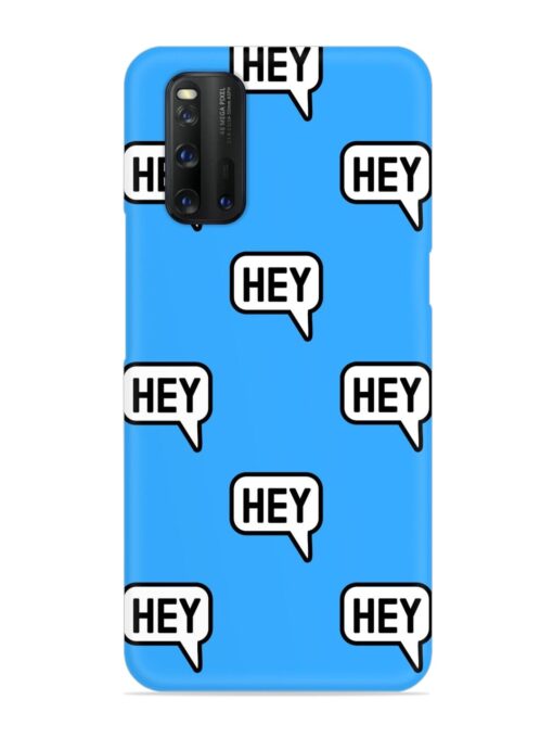 Hey Text Message Snap Case for Iqoo 3 Zapvi