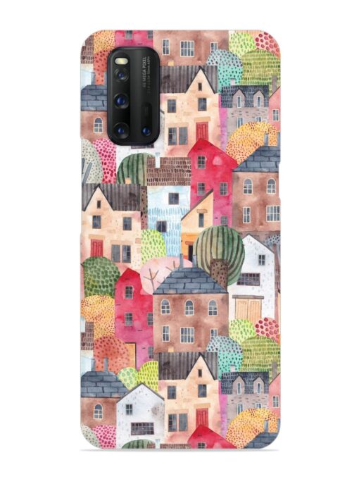 Abstract Seamless Pattern Snap Case for Iqoo 3 Zapvi