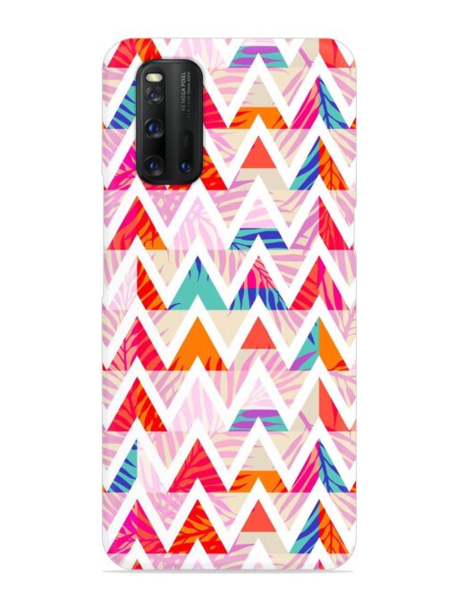 Abstract Triangle Background Snap Case for Iqoo 3 Zapvi