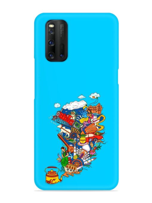 Vector Design Indian Snap Case for Iqoo 3 Zapvi