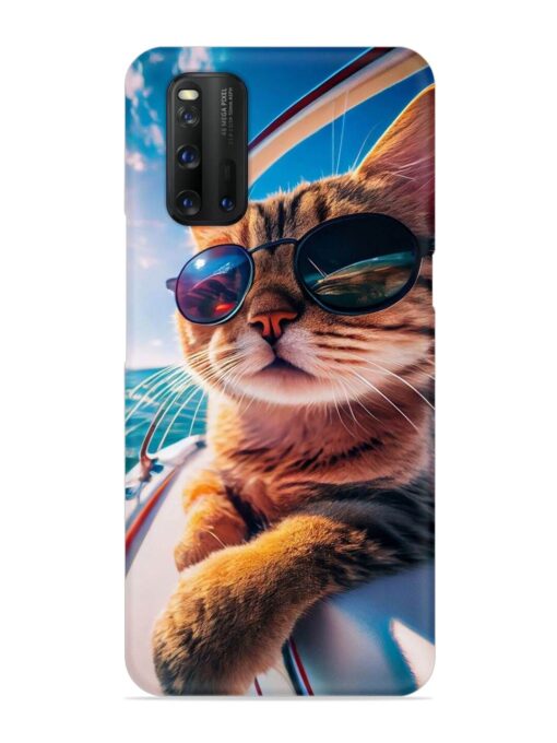 Cat In Style Snap Case for Iqoo 3 Zapvi