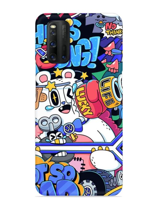 Universal Doodle Snap Case for Iqoo 3 Zapvi