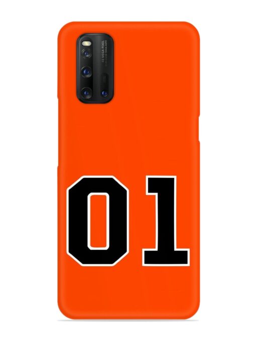 01 Number Snap Case for Iqoo 3 Zapvi