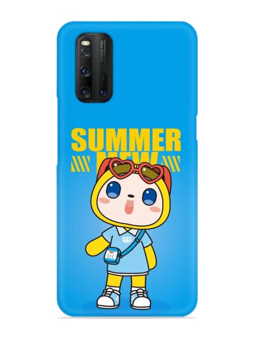 Summer Mew Cartoon Snap Case for Iqoo 3 Zapvi