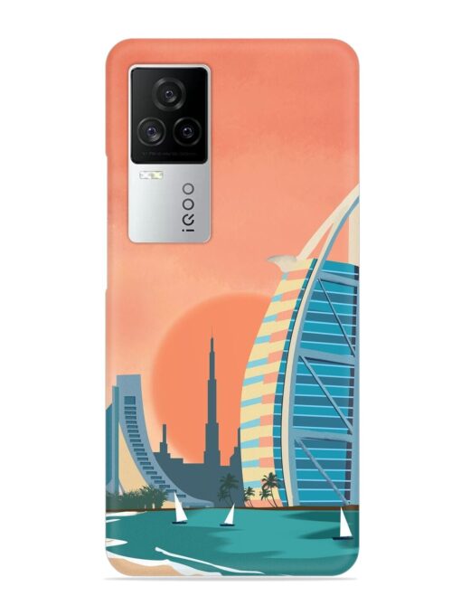 Dubai Architectural Scenery Snap Case for Iqoo 7 Legend (5G) Zapvi