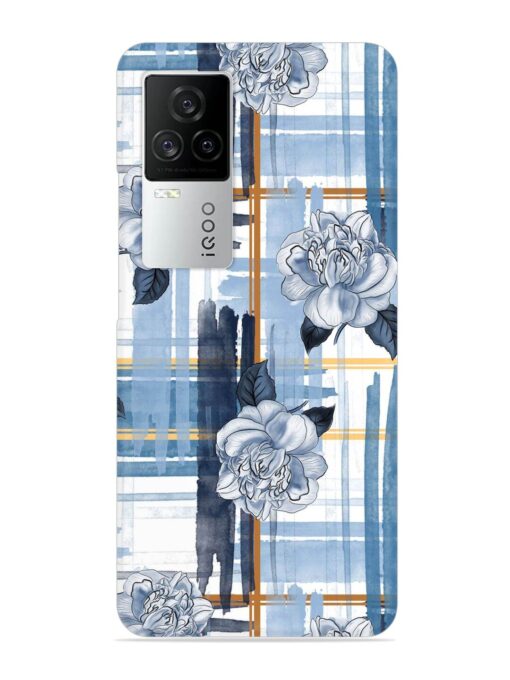 Watercolor Pattern Rose Snap Case for Iqoo 7 Legend (5G) Zapvi