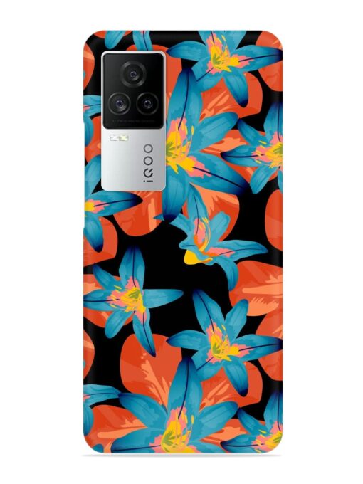 Philippine Flowers Seamless Snap Case for Iqoo 7 Legend (5G) Zapvi