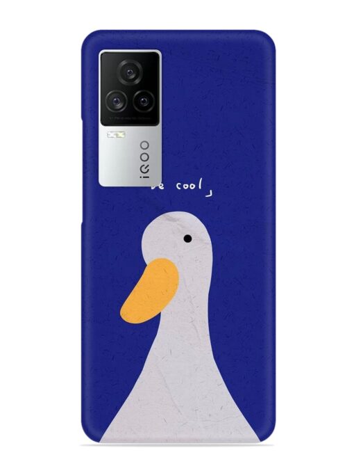 Be Cool Duck Snap Case for Iqoo 7 Legend (5G) Zapvi