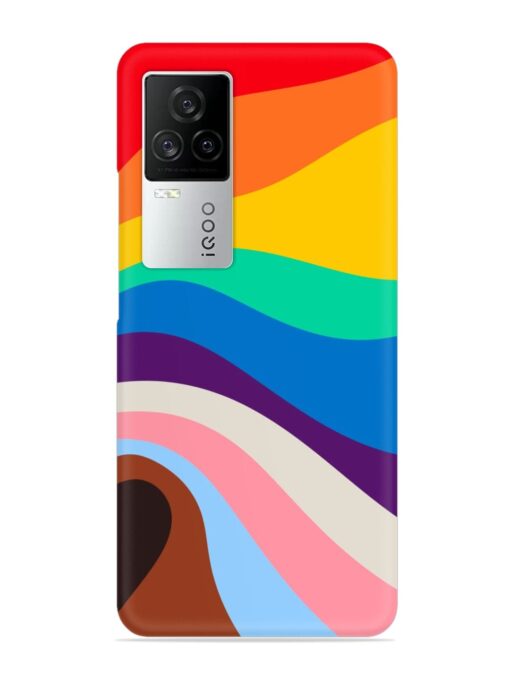 Minimal Pride Art Snap Case for Iqoo 7 Legend (5G) Zapvi