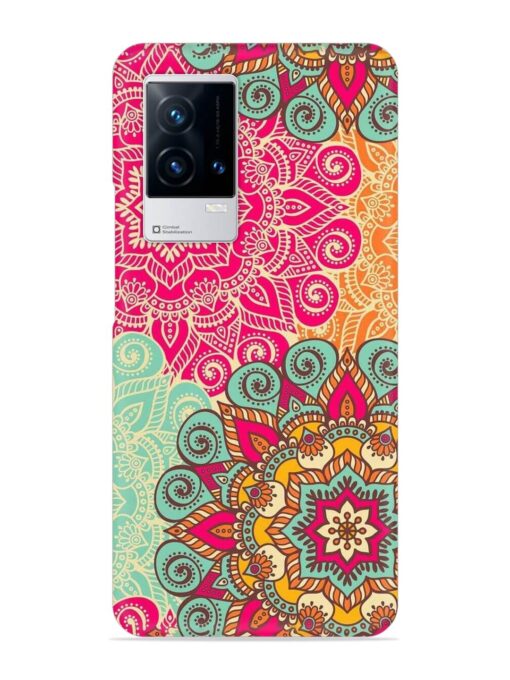 Mandala Seamless Snap Case for Iqoo 8 Zapvi