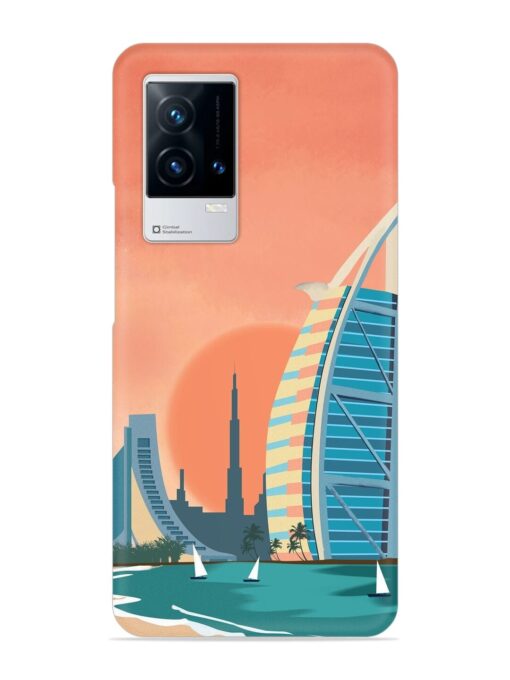 Dubai Architectural Scenery Snap Case for Iqoo 8 Zapvi