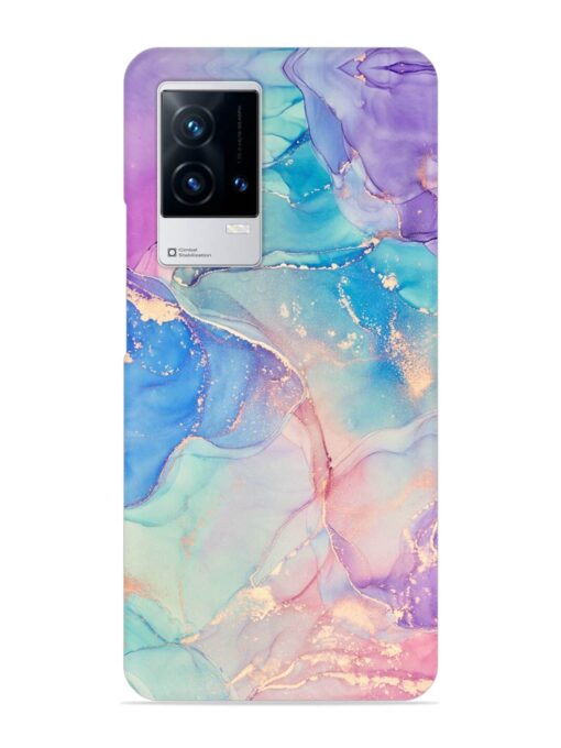 Alcohol Ink Colors Snap Case for Iqoo 8 Zapvi