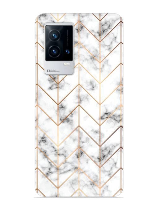 Vector Marble Texture Snap Case for Iqoo 8 Zapvi