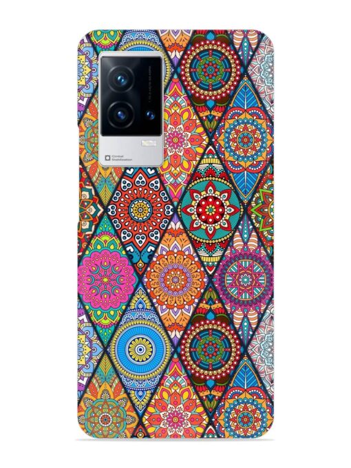 Seamless Tile Pattern Snap Case for Iqoo 8 Zapvi