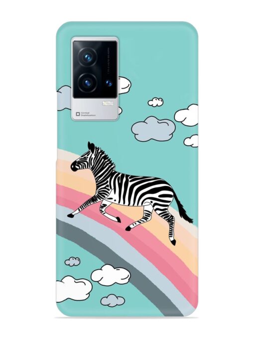 Running Zebra Snap Case for Iqoo 8 Zapvi