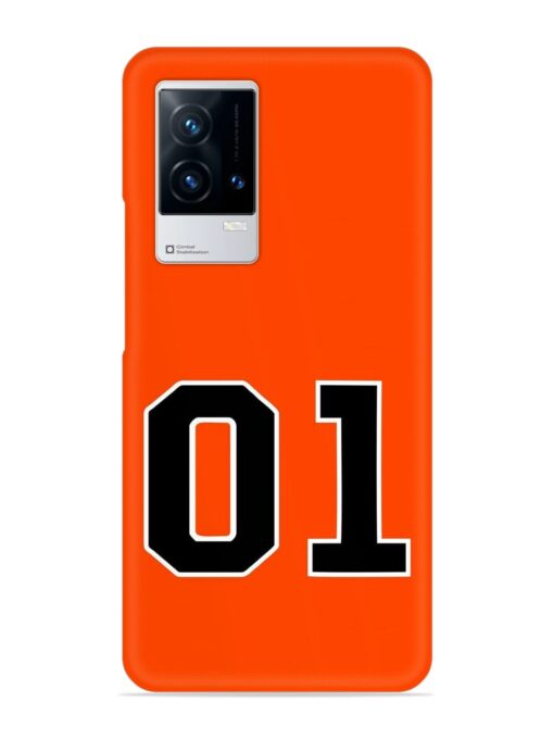 01 Number Snap Case for Iqoo 8 Zapvi