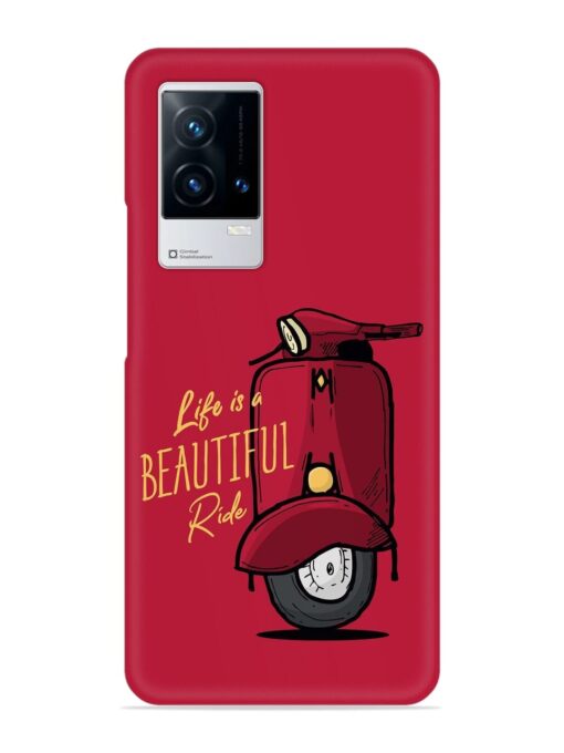 Life Is Beautiful Rides Snap Case for Iqoo 9 (5G) Zapvi