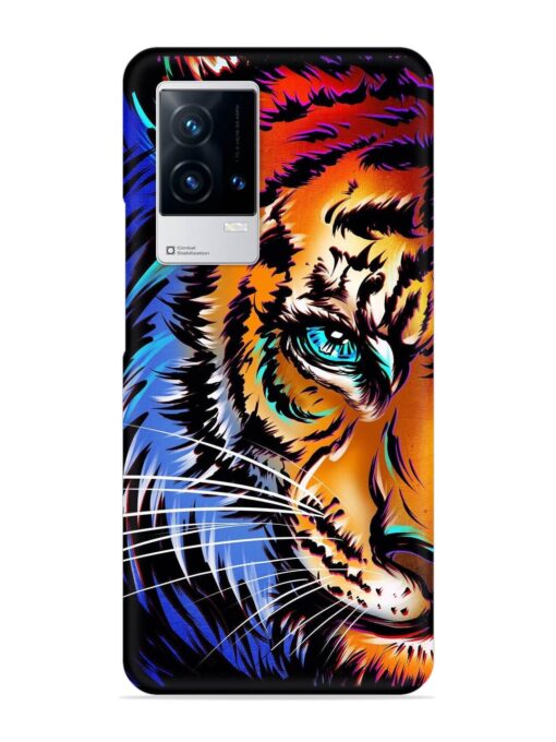 Colorful Lion Art Snap Case for Iqoo 9 (5G) Zapvi