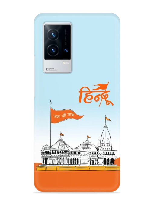 Ram Mandir Hindu Snap Case for Iqoo 9 (5G) Zapvi