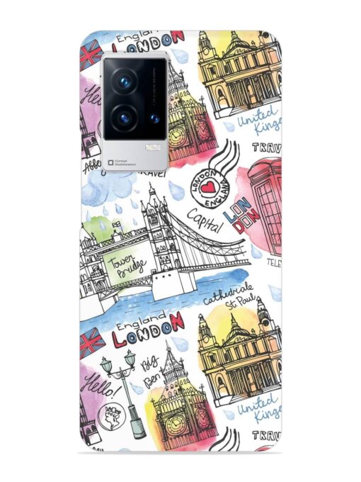 Vector London Landmark Snap Case for Iqoo 9 (5G) Zapvi