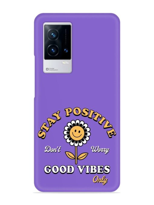 Retro Positive Flower Snap Case for Iqoo 9 (5G) Zapvi