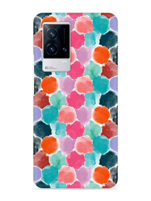 Colorful Seamless Pattern Snap Case for Iqoo 9 (5G) Zapvi