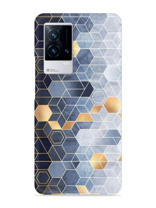 Geometric Abstraction Hexagons Snap Case for Iqoo 9 (5G) Zapvi