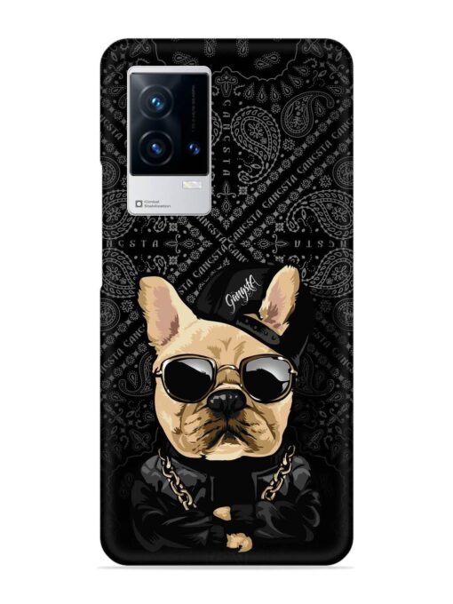 Gangsta Cool Sunglasses Dog Snap Case for Iqoo 9 (5G) Zapvi